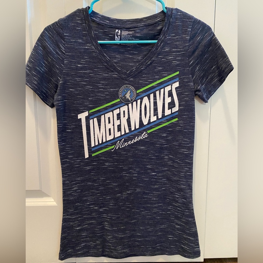 NBA Timberwolves Heathered Gray T-Shirt